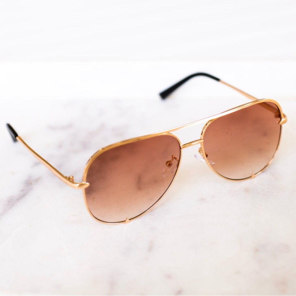 Aviator Frame Sunglasses